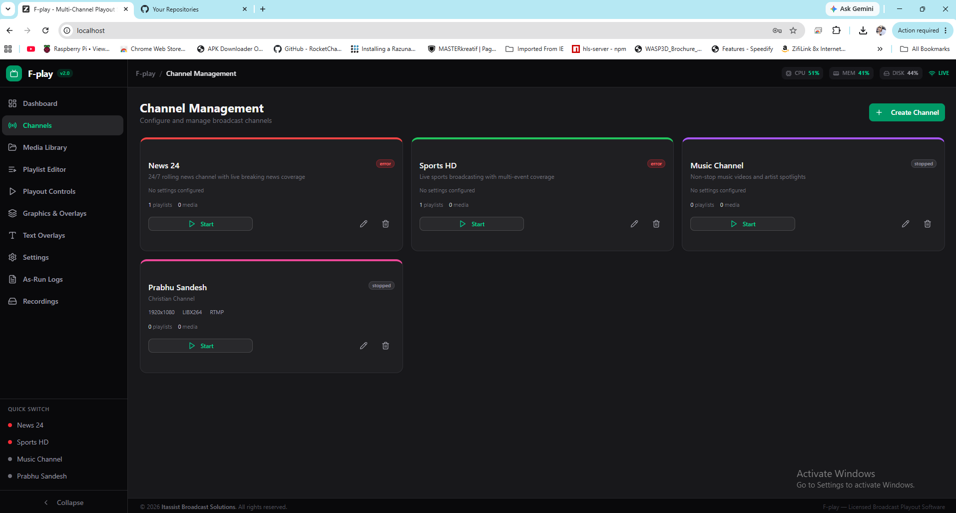 Channel Management